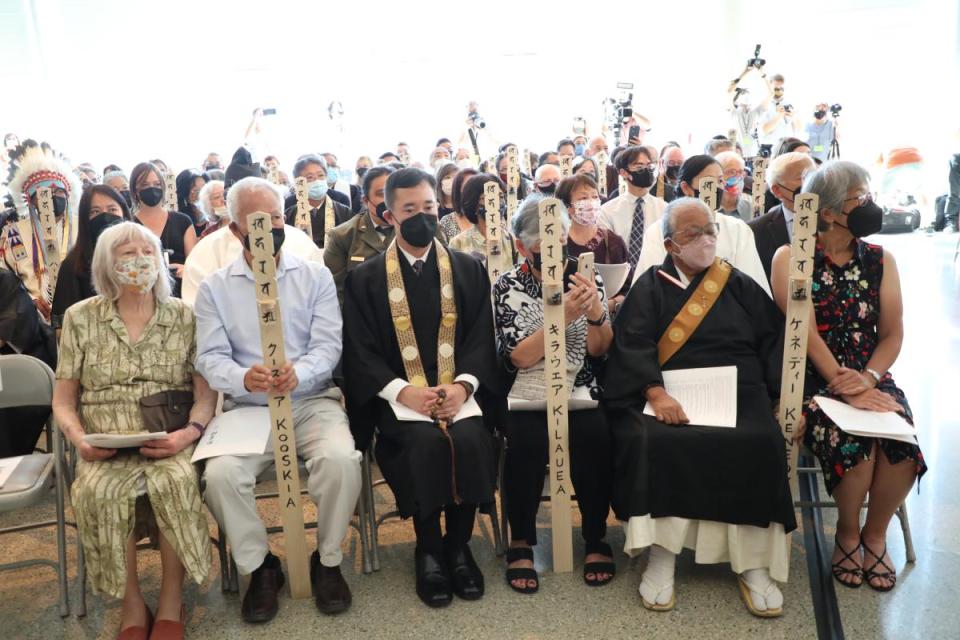 Ireicho ceremony seated participants